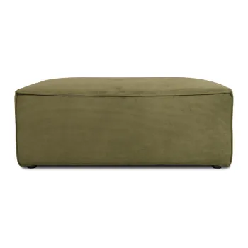 Taburet / puf tapitat verde Sting - Scandic imagine