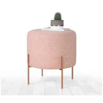 Taburet roz deschis Copper - Artie imagine