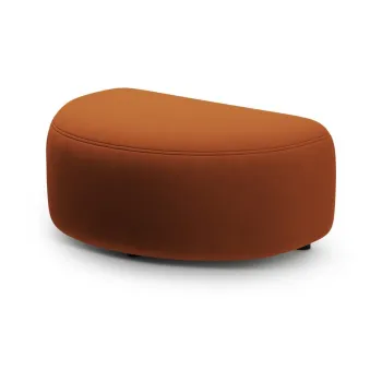 Taburet teracota cu tapiterie din catifea Kate - Micadoni imagine