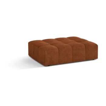 Taburet teracota cu tapiterie din chenille Chicago - Cosmopolitan Design imagine