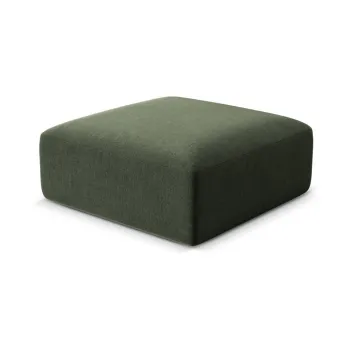 Taburet verde cu tapiE>erie din catifea Campi aEURCosmopolitan Design imagine