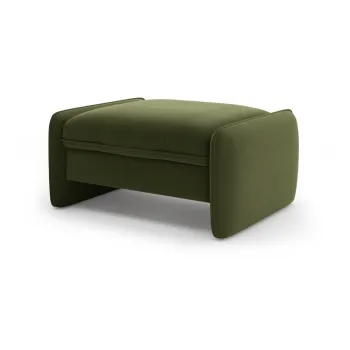 Taburet verde cu tapiE>erie din catifea Georgia aEURMicadoni imagine