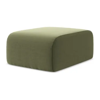 Taburet verde cu tapiE>erie din catifea Lani aEURMakamii imagine