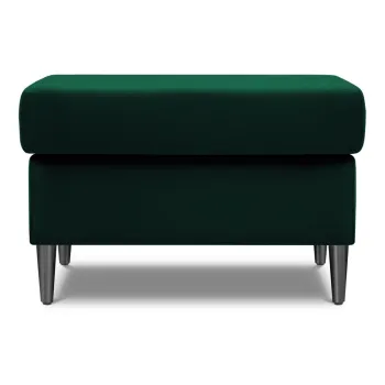 Taburet verde cu tapiterie din catifea Kyoto - Cosmopolitan Design imagine