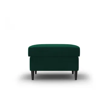 Taburet verde cu tapiterie din catifea Kyoto - Cosmopolitan Design imagine