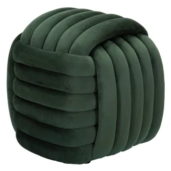 Taburet verde cu tapiterie din catifea Softy - Mauro Ferretti imagine