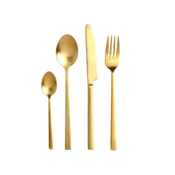 Tacamuri alamii din otel 16 buc. Brass - Bitz imagine