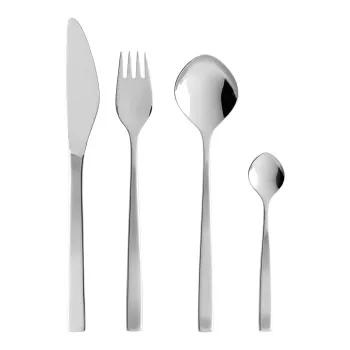 Tacamuri argintii din otel inoxidabil 16 buc. Fuga - Gense imagine