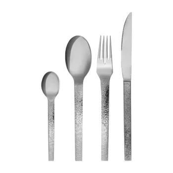 Tacamuri argintii din otel inoxidabil 16 buc. Mano - Hubsch imagine