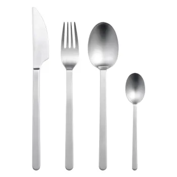 Tacamuri argintii din otel inoxidabil 16 buc. Norm - Gense imagine