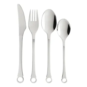 Tacamuri argintii din otel inoxidabil 16 buc. Pantry - Gense imagine