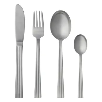 Tacamuri argintii din otel inoxidabil 16 buc. Thebe - Gense imagine