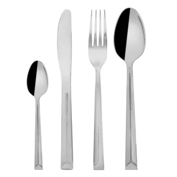 Tacamuri argintii din otel inoxidabil 24 buc. Bright - Orion imagine