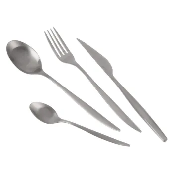 Tacamuri argintii din otel inoxidabil 24 buc. - Orion imagine