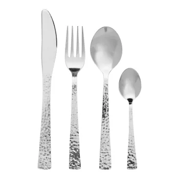 Tacamuri argintiu din otel inoxidabil 16 buc. Martello - Premier Housewares imagine