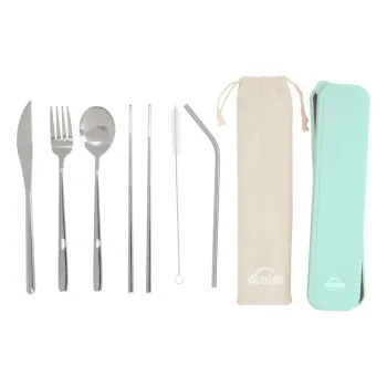 Tacamuri argintiu din otel inoxidabil 6 buc. Mimo - Premier Housewares imagine