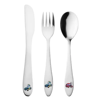 Tacamuri pentru copii argintii din otel inoxidabil 3 buc. - Orion imagine
