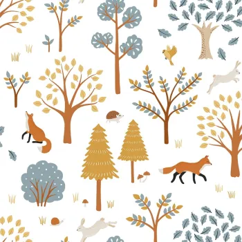 Tapet pentru copii 10 m x 50 cm Forest Living - Lilipinso imagine