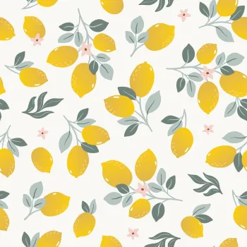 Tapet pentru copii 10 m x 50 cm Lemons - Lilipinso imagine