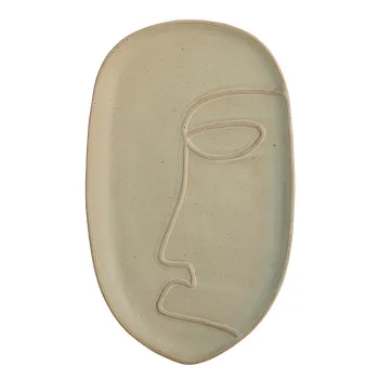 Tava decorativa din gresie ceramica Ngan - Bloomingville imagine