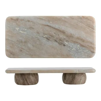 Tava decorativa din marmura 18x38 cm Fatin - Bloomingville imagine