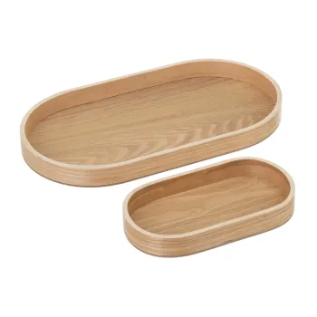 Tavi decorative 2 buc. din lemn 20x37 cm - Casa Seleccion imagine