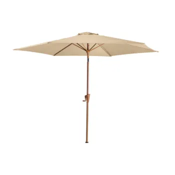 Umbrela de soare bej o 300 cm Wood - Rojaplast imagine