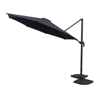 Umbrela de soare gri 300x300 cm Deluxe - Garden Pleasure imagine