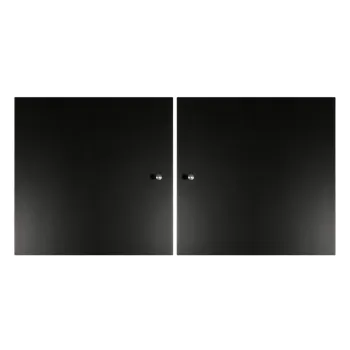 Usa neagra pentru sistemul de rafturi modulare 2 buc 32x33 cm Mistral Kubus - Hammel Furniture imagine