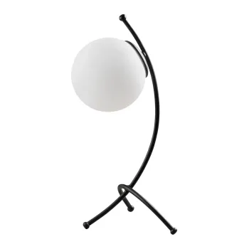 Veioza alb-negru cu abajur din sticla (inaltime 43 cm) Yay - Opviq lights imagine