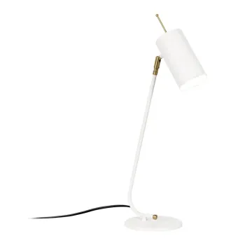 Veioza alba cu abajur din metal (inaltime 55 cm) Sivani - Opviq lights imagine