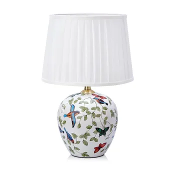 Veioza alba cu abajur textil (inaltime 48 cm) Mansion - Markslojd imagine