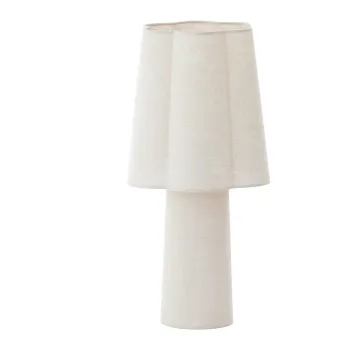 Veioza alba cu abajur textil (inaltime 50 cm) Musaby - Light & Living imagine