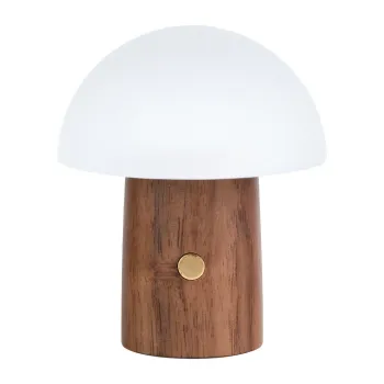 Veioza alba/in culoare naturala inchisa LED (inaltime 7 cm) Alice Mushroom - Gingko imagine