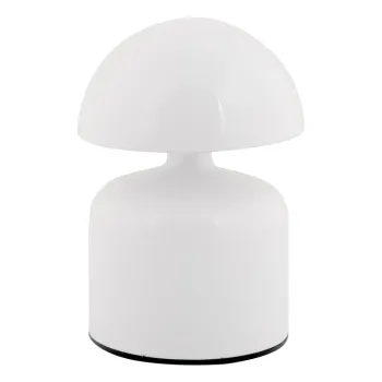 Veioza alba LED cu abajur din metal (inaltime 14 cm) Impetu - Leitmotiv imagine