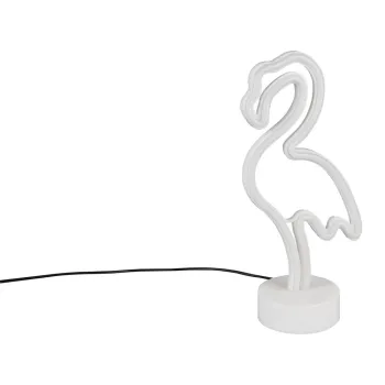 Veioza alba LED (inaltime 29 cm) Flamingo - Trio imagine