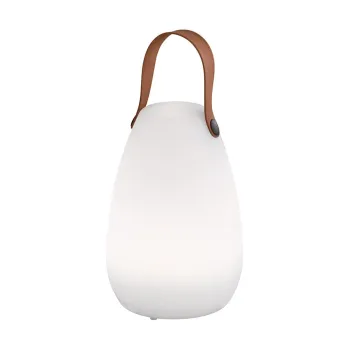 Veioza alba/maro LED (inaltime 20 cm) Ruby - Fischer & Honsel imagine