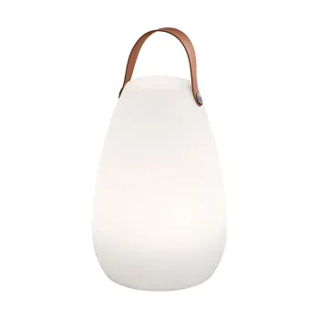 Veioza alba/maro LED (inaltime 26 cm) Ruby - Fischer & Honsel imagine