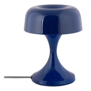 Veioza albastra din metal (inaltime 20 cm) Moda Retro - Leitmotiv imagine