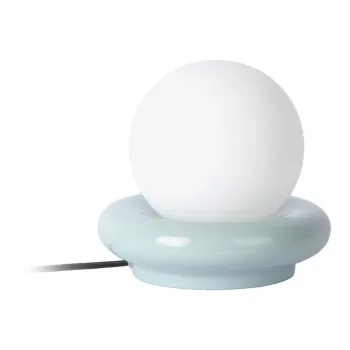 Veioza albastru-deschis din ceramica (inaltime 19 cm) Catania Ring - Leitmotiv imagine