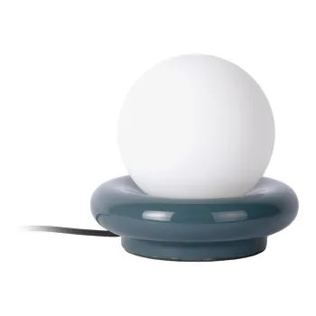 Veioza albastru-inchis din ceramica (inaltime 19 cm) Catania Ring - Leitmotiv imagine