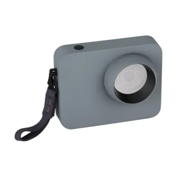 Veioza albastru prafuit LED cu intensitate reglabila din metal (inaltime 11 cm) Kedros - Nova Luce imagine