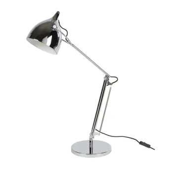 Veioza argintie cu structura flexibila din metal cu abajur din metal (inaltime 37 cm) Reader - Zuiver imagine