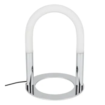 Veioza argintie LED cu intensitate reglabila din metal (inaltime 36 cm) Arch - Zuiver imagine