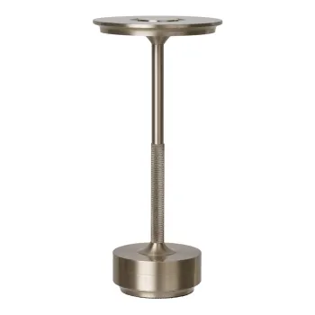 Veioza argintie LED (inaltime 28,5 cm) Lyneham - House Nordic imagine