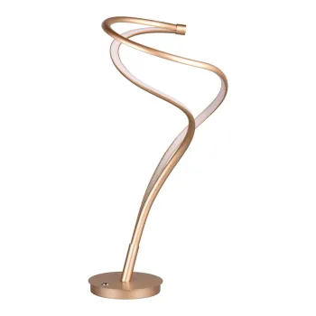 Veioza aurie LED cu abajur din metal (inaltime 56 cm) Nala - Trio Select imagine