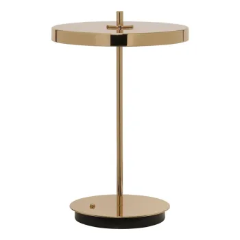 Veioza aurie LED cu intensitate reglabila cu abajur din metal (inaltime 31 cm) Asteria Move - UMAGE imagine