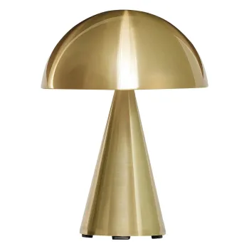 Veioza aurie LED cu intensitate reglabila (inaltime 20 cm) Mush - Hubsch imagine