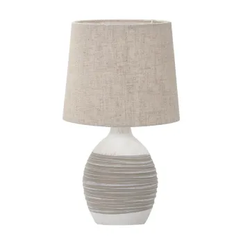 Veioza bej cu abajur textil (inaltime 35 cm) Ambon - Candellux Lighting imagine