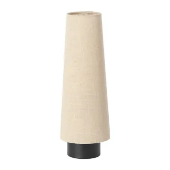 Veioza bej din metal cu abajur textil (inaltime 42 cm) Howie - Light & Living imagine